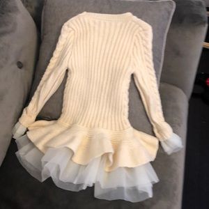Sweater Dress with Ballerina bottom.